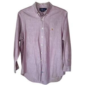 Ralph Lauren Blue Label Button Down Shirt - RED
